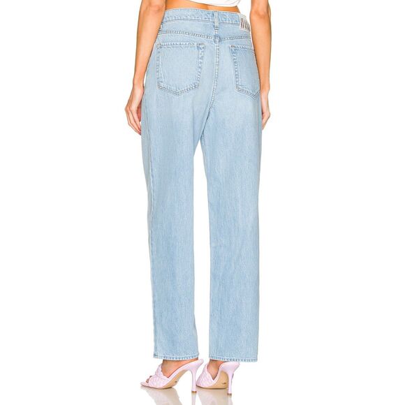 Mother SNACKS! The Pleated Fun Dip Puddle Cotton Jeans in Just a Nibble Size 28 - Picture 3 of 13